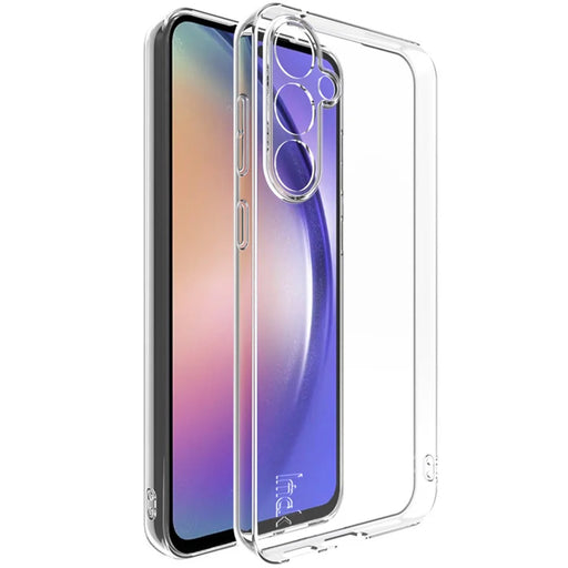 IMAK UX-5 Series For Samsung Galaxy S23 FE Clear Phone Shell Dustproof Cover TPU Cell Phone Case - 1