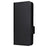 For Nokia C300 Litchi Texture PU Leather Case Wallet Stand Anti-Fingerprint Cell Phone Cover with Strap - Black - 7