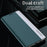 For Samsung Galaxy S23 FE PU Leather+PC Electroplating Phone Cover Drop Protection Stand Case - Green - 3