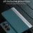 For Samsung Galaxy S23 FE PU Leather+PC Electroplating Phone Cover Drop Protection Stand Case - Green - 4
