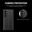 View Window Phone Shell for Samsung Galaxy S23 FE Anti-Scratch PU Leather Flip Stand Cover - Black - 7