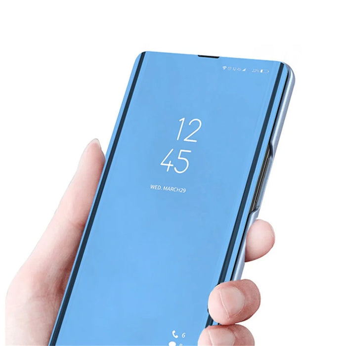 For Samsung Galaxy S23 FE Flip Leather Cover with Stand Full Body Protective Phone Case - Blue - 5
