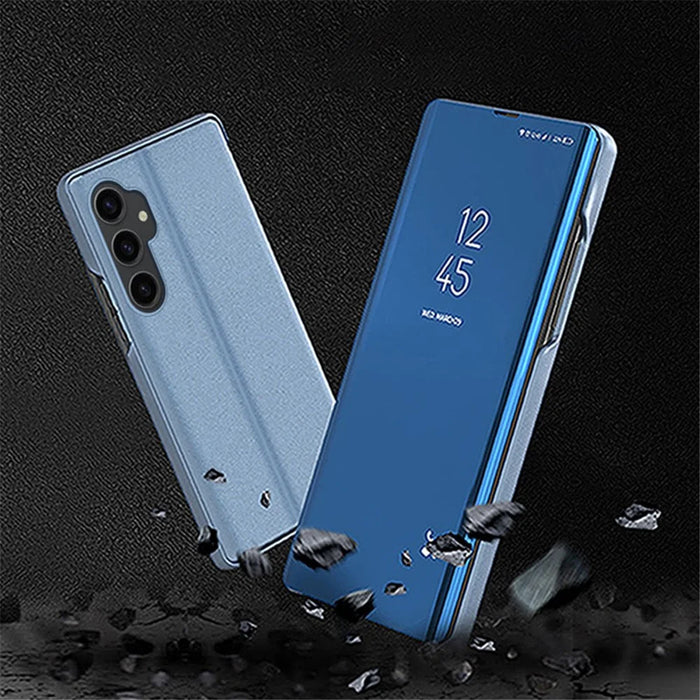 For Samsung Galaxy S23 FE Flip Leather Cover with Stand Full Body Protective Phone Case - Blue - 7