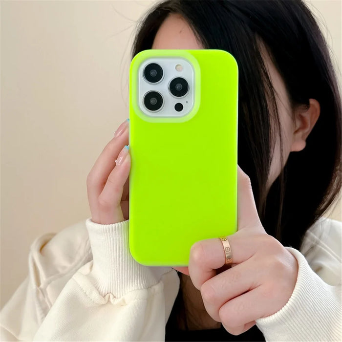 For iPhone 15 Pro Max Jelly Liquid Silicone+PC Anti-drop Phone Case Protective Back Cover - Green - 2