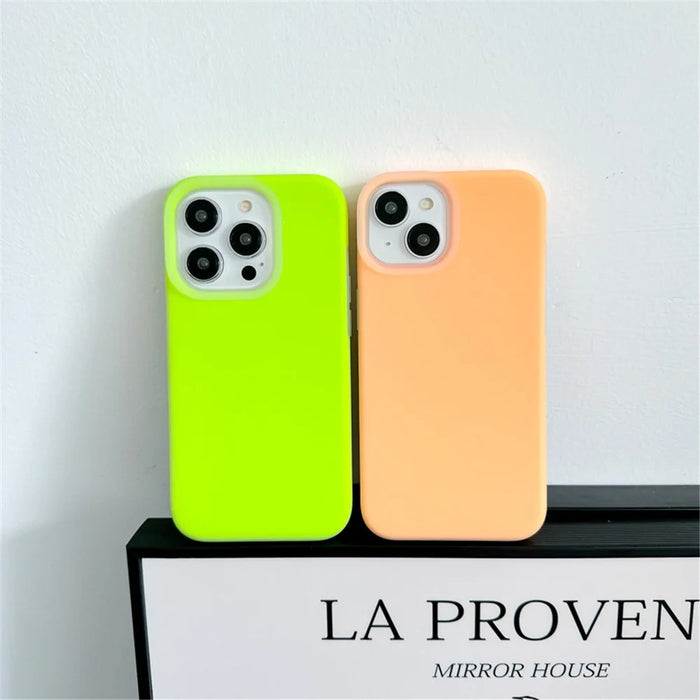 For iPhone 15 Pro Max Jelly Liquid Silicone+PC Anti-drop Phone Case Protective Back Cover - Green - 3