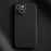 MELKCO For iPhone 13 mini 5.4 inch Protective Case Genuine Cow Leather Coated PC Phone Cover - Black - 2