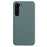 MELKCO For Samsung Galaxy S23+ Back Cover Genuine Cow Leather Coated PC Incomplete Phone Shell - Blue - 1
