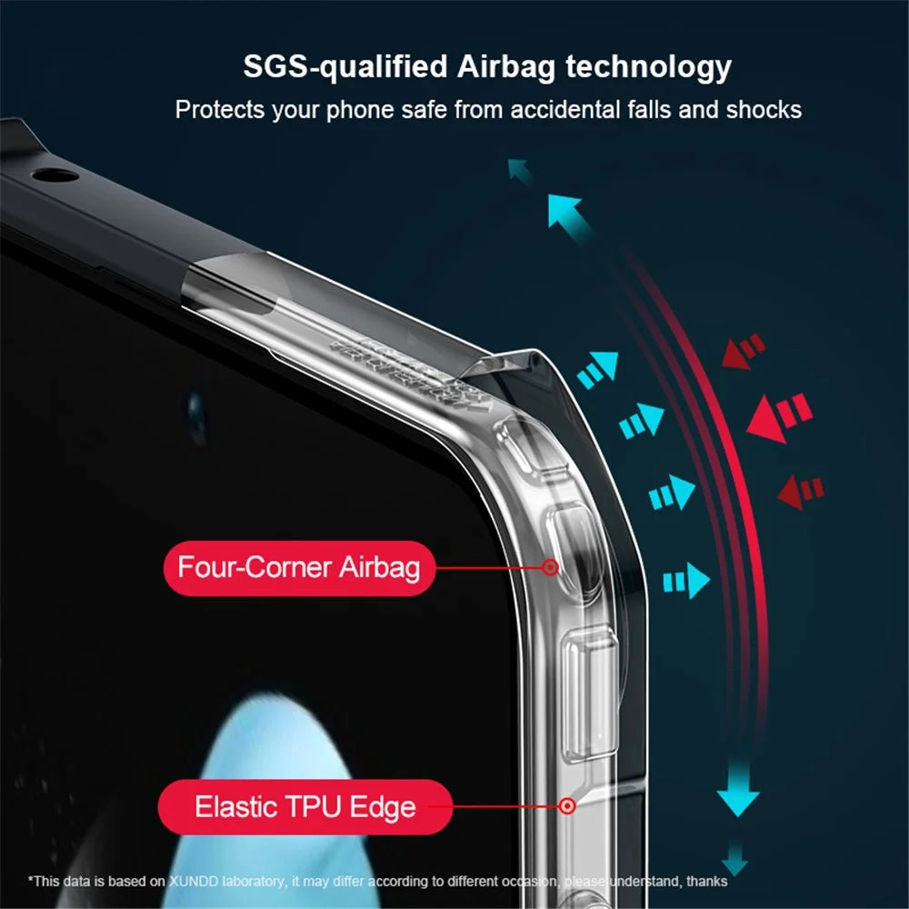 XUNDD For Samsung Galaxy Z Flip5 5G Acrylic+TPU Phone Case with Glass+Protective Bar - Black Laser Texture - 5