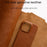 MELKCO For iPhone 14 Pro Max Phone Cover Incomplete Waxy Genuine Cow Leather Coated PC Shockproof Case - Black - 6