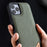 MELKCO For iPhone 13 Pro Max 6.7 inch Shockproof Case Genuine Cow Leather+Microfiber Leather+PC Phone Case - Dark Blue - 4