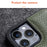 MELKCO For iPhone 13 Pro Max 6.7 inch Shockproof Case Genuine Cow Leather+Microfiber Leather+PC Phone Case - Dark Blue - 6