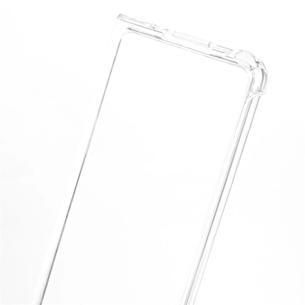 For Samsung Galaxy Z Fold5 5G Transparent Phone Case Flexible TPU Four Corners Reinforced Protective Cover - 7