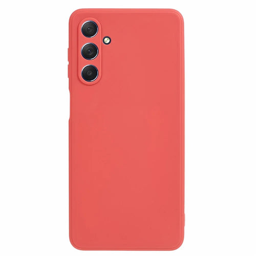For Samsung Galaxy M54 5G / F54 5G Straight Edge Phone Case Precise Cutout Anti-scratch TPU Cover - Red - 1