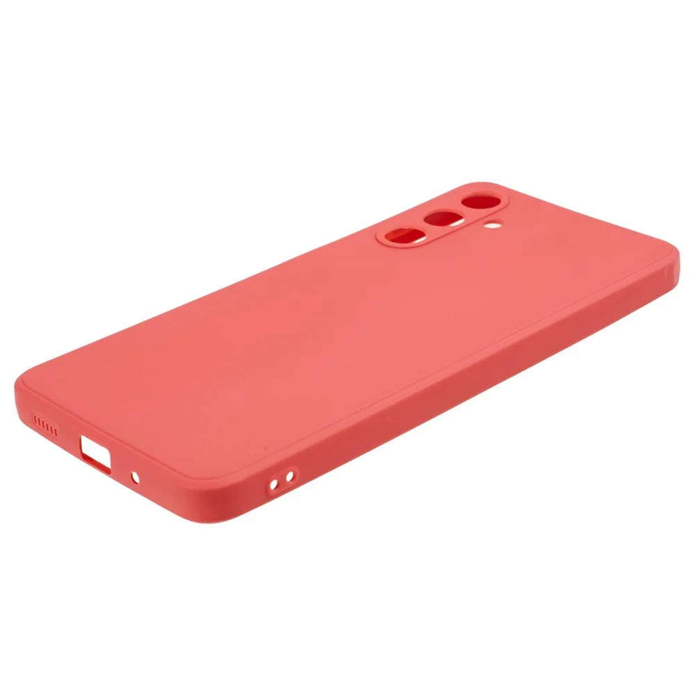 For Samsung Galaxy M54 5G / F54 5G Straight Edge Phone Case Precise Cutout Anti-scratch TPU Cover - Red - 4