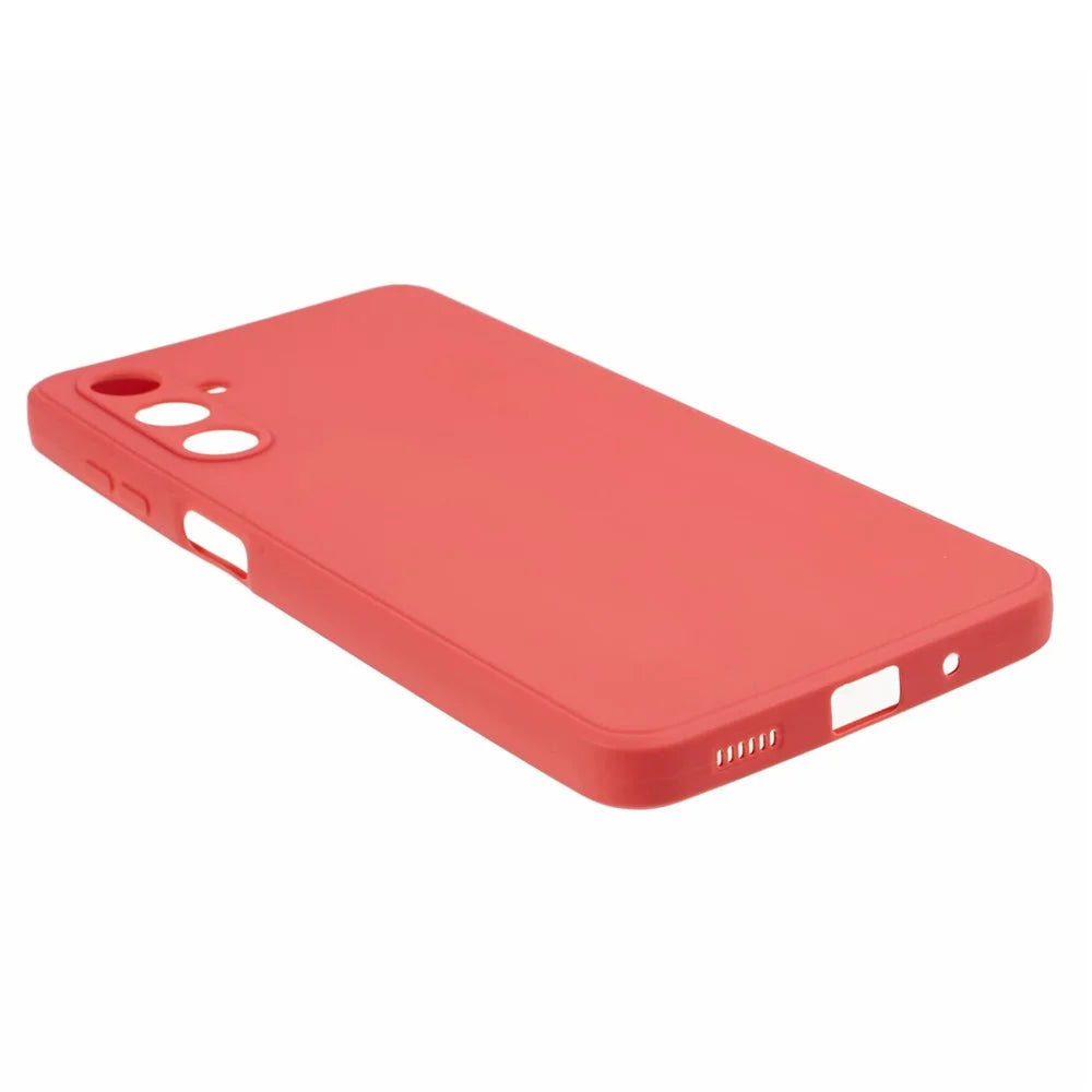 For Samsung Galaxy M54 5G / F54 5G Straight Edge Phone Case Precise Cutout Anti-scratch TPU Cover - Red - 5