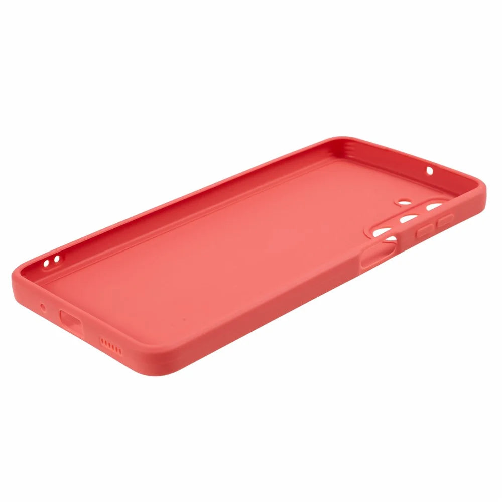 For Samsung Galaxy M54 5G / F54 5G Straight Edge Phone Case Precise Cutout Anti-scratch TPU Cover - Red - 6