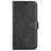 For Samsung Galaxy S23 FE Calf Texture Anti-fall Case PU Leather Wallet Stand Phone Cover - Black - 5