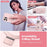 For iPhone 14 Pro Shockproof Liquid Silicone Magnetic Phone Case Kickstand Protective Cover - Pink - 2