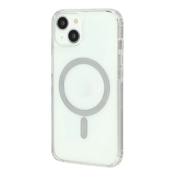 For iPhone 14 Magnetic Clear Case Compatible with MagSafe TPU + PC Protective Phone Cover - Transparent - 2