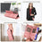 For Samsung Galaxy A14 4G / 5G Zipper Pocket Viewing Stand Wallet Leather Case Phone Cover with Strap - Pink - 7