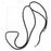 Anti-drop Cover for iPhone 15 , Four Corner Shockproof Clear TPU Phone Back Case with Lanyard - 1