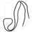 For iPhone 15 Pro Max Thicken Four Corner Anti-drop Cover Clear TPU Phone Case with Lanyard - 1