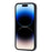 For iPhone 15 Calf Texture Card Holder Kickstand Phone Case PU Leather Coated TPU Anti-fall Cover - Brown - 6