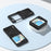 ABEEL For Samsung Galaxy Z Flip5 5G PU Leather + PC Phone Case Cowhide Texture Hinge Protection Cover - Black - 7