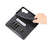 AZNS For Samsung Galaxy S23 FE Wallet PU Leather Case Flip Shell Viewing Stand Cell Phone Cover - Black - 5
