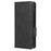 For Samsung Galaxy Z Fold5 5G Imprinted Triangle Cell Phone Cover PU Leather Stand Wallet Case - Black - 6