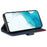 For Samsung Galaxy S23 FE Leather Case Wallet Stand Color Splicing Phone Cover - Blue - 4