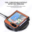 JUNSUNMAY For Samsung Galaxy Z Flip5 5G Shockproof Case Carbon Fiber Texture PU+PC Phone Case - Brown - 2