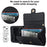 ZD 03 Phone Case for Samsung Galaxy Z Flip5 5G PU Leather + PC RFID Blocking Wallet Cover with Strap - Black - 5