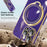For iPhone 15 Pro Electroplating Phone Case Soft TPU Kickstand Protective Cover with Lens Protector - Dark Purple - 2