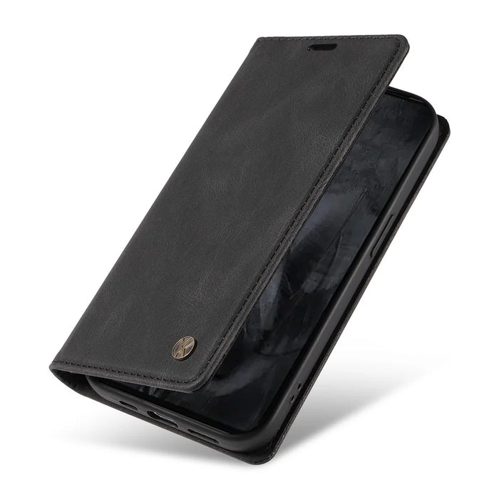 YIKATU YK-004 For Google Pixel 8 Pro Skin-touch Leather Cover Viewing Stand Shell Wallet Phone Case - Black - 5
