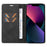 YIKATU YK-004 For iPhone 15 Magnetic Auto-absorbed PU Leather Shell Phone Wallet Stand Cover - Black - 2