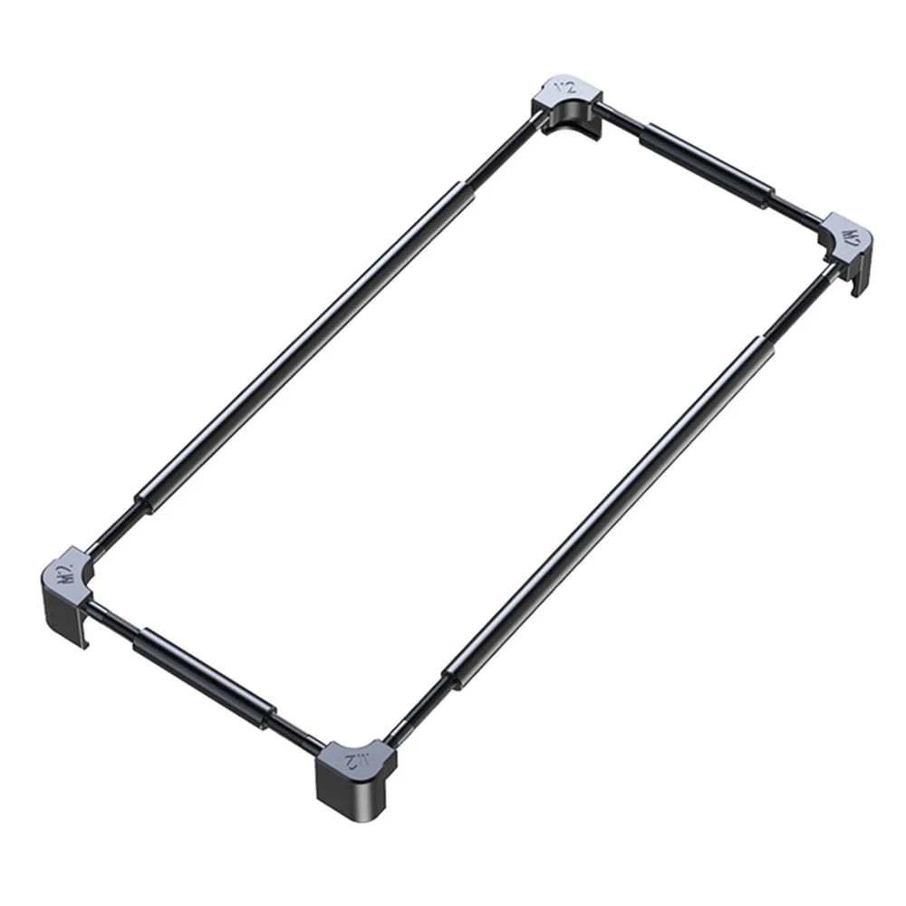 For iPhone 14 Pro Smartphone Frame Protective Cover Hard Metal Cell Phone Bumper Case - 1