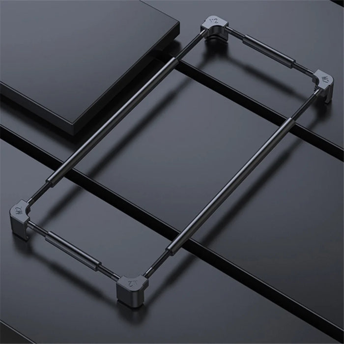 Hard Bumper Case For iPhone 14 Pro Max , Phone Frame Protective Cover Hard Metal Cell Phone Shell - 2