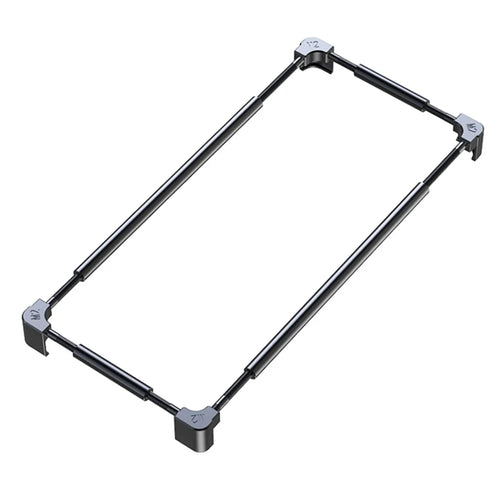 For iPhone 13 6.1 inch Anti-Collision Phone Edge Cover Frame Protector Hard Metal Cell Phone Bumper Case - 1