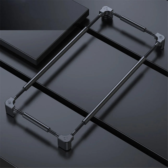 For iPhone 13 6.1 inch Anti-Collision Phone Edge Cover Frame Protector Hard Metal Cell Phone Bumper Case - 2