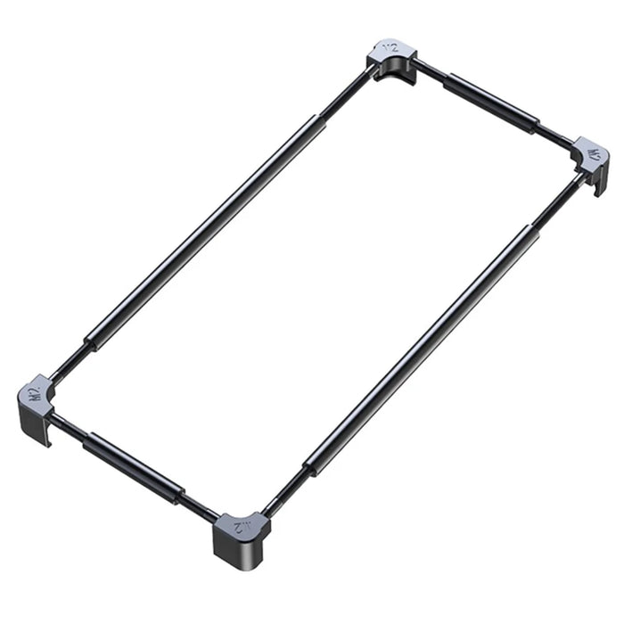 For iPhone 14 Drop Protection Phone Frame Cover Metal Protective Shell Cell Phone Hard Bumper Case - 1