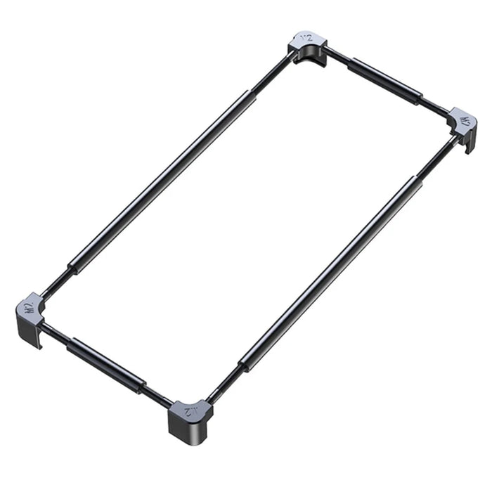 For iPhone 14 Plus Phone Frame Protective Cover Hard Metal Cell Phone Edge Protector Bumper Case - 1