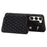 Style 008 For Samsung Galaxy S23+ Slim-Fit Shell Kickstand RFID Blocking PU Leather+TPU Phone Case with 2 Straps - Black - 4