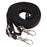 Style 008 For iPhone 15 Plus RFID Blocking Shockproof Case Anti-Drop PU+TPU Phone Shell with Straps - Black - 7
