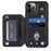 Style 008 For iPhone 12 / 12 Pro 6.1 inch Shockproof Phone Case RFID Blocking PU+TPU Phone Shell with Straps - Black - 2
