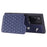 Style 008 For Samsung Galaxy S23 Ultra Leather Coated TPU Phone Cover RFID Blocking Card Holder Case - Blue - 3