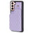 Style 008 For Samsung Galaxy S22+ 5G RFID Blocking Case PU Leather Coated TPU Phone Shell with Wrist Strap - Purple - 7