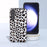 ABEEL For Samsung Galaxy S23 FE Leopard Texture Phone Case PU Leather+TPU+PC Anti-Drop Cover - Silver - 4