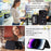 Style 008 Phone Cover for iPhone 14 Pro Max , PU Leather+TPU RFID Blocking Card Holder Kickstand Shell with Wrist Strap - Black - 6