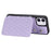 Style 008 Kickstand Phone Cover for iPhone 11 , PU Leather+TPU RFID Blocking Anti-drop Shell with Wrist Strap - Purple - 4